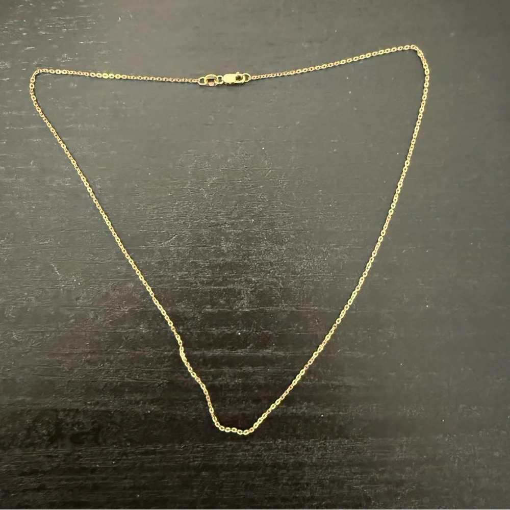 Elegant 14k ROSE Gold Chain Necklace - Picture 1 of 8
